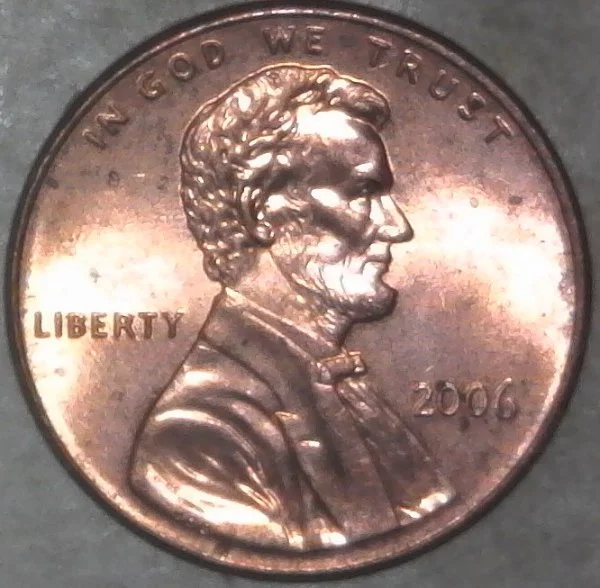 2006-P-Lincoln-Memorial-Cent-With-Minor-Column-Bar-DDR-Found-In-Change